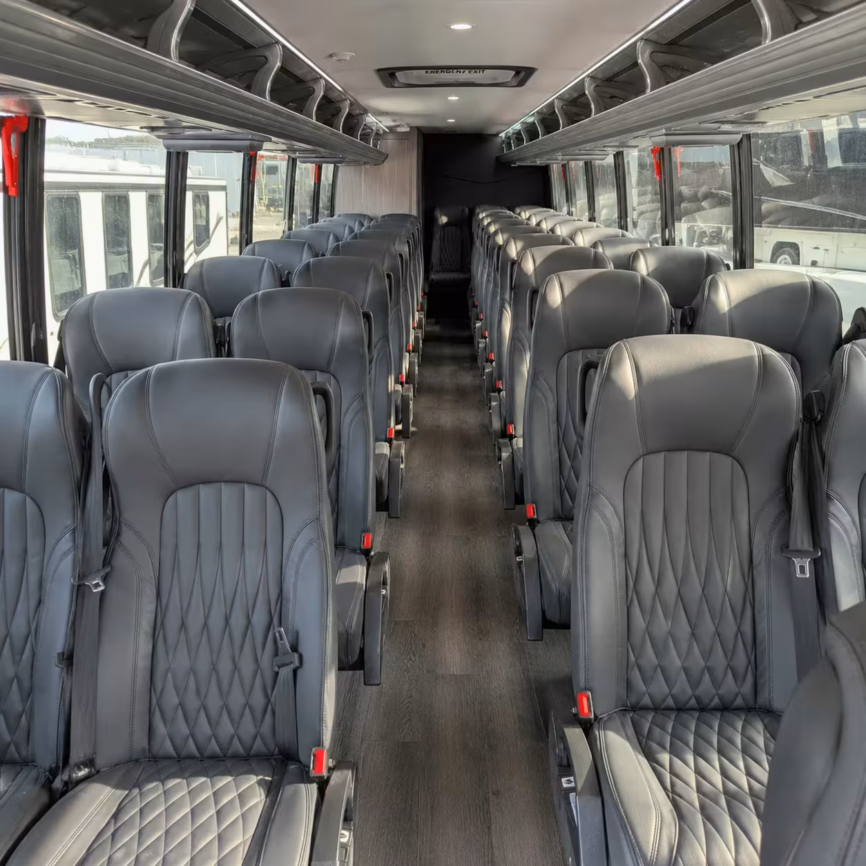 35 passenger minibus inside