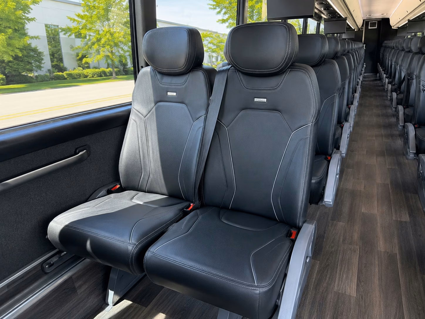 cincinnati charter bus interior gallery