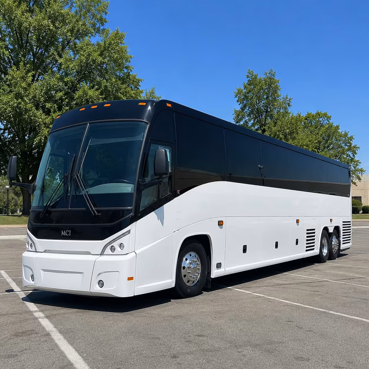 cincinnati charter bus rental exterior