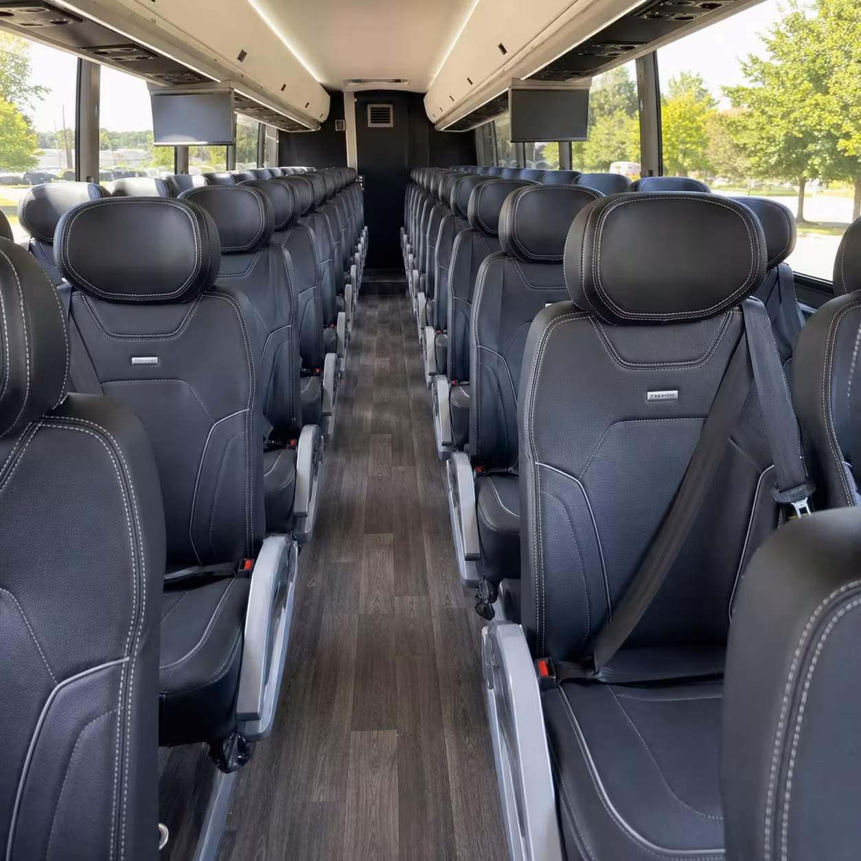 cincinnati charter bus rental inside