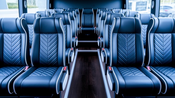 cincinnati 18 passenger minibus inside