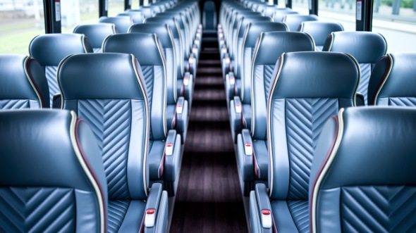 cincinnati 50 passenger charter bus interior