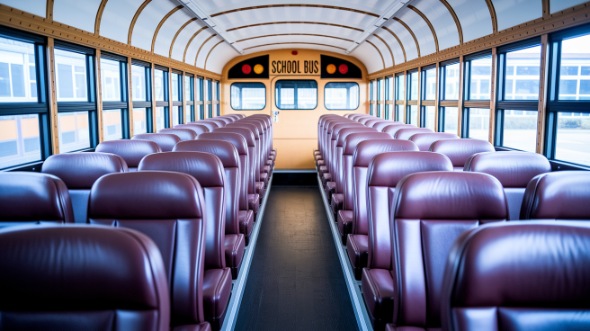 cincinnati school bus rental interior
