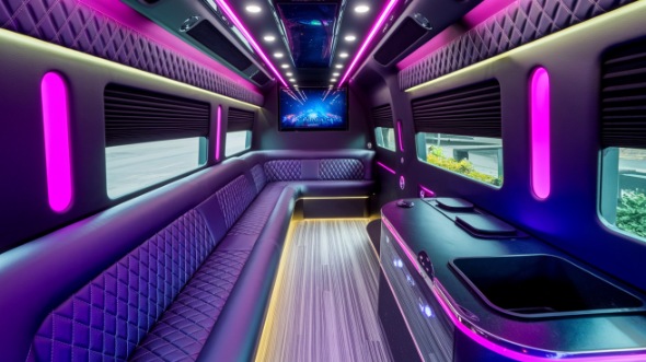 cincinnati sprinter limo rental interior